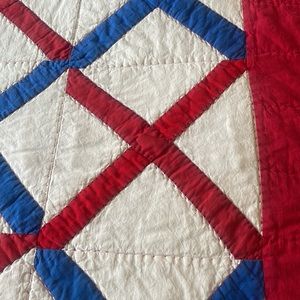 VINTAGE QUILT 86” by 64”